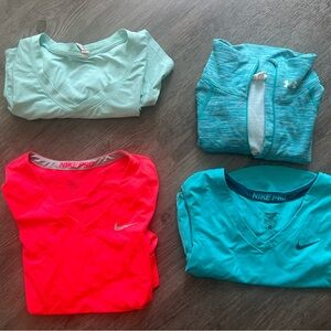 Assorted Nike/Underarmor Workout tops